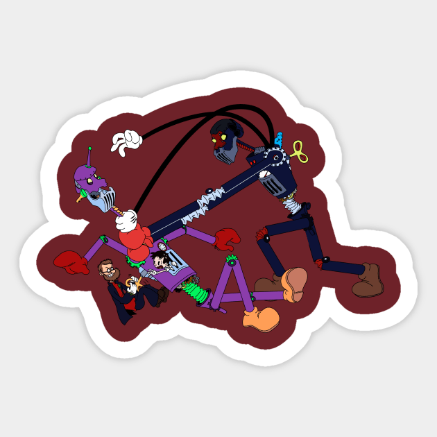 Evangelion 1930 Bardiel Battle Sticker by Siberek